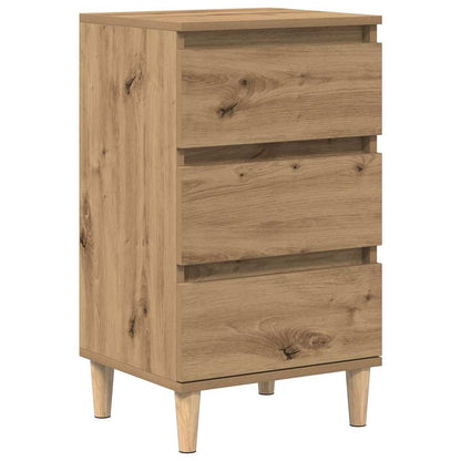 Nachttisch Eiche handwerklich 40 x 35 x 70 cm Holzwerkstoff