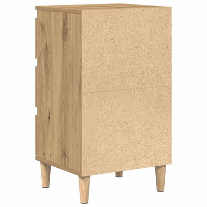 Nachttisch Eiche handwerklich 40 x 35 x 70 cm Holzwerkstoff
