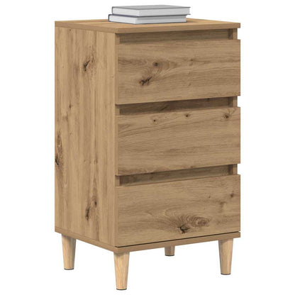 Nachttisch Eiche handwerklich 40 x 35 x 70 cm Holzwerkstoff