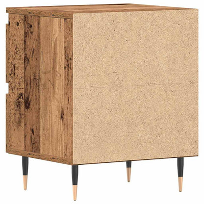 Nachttisch 2 pcs Altholz 40 x 35 x 50 cm Holzwerkstoff
