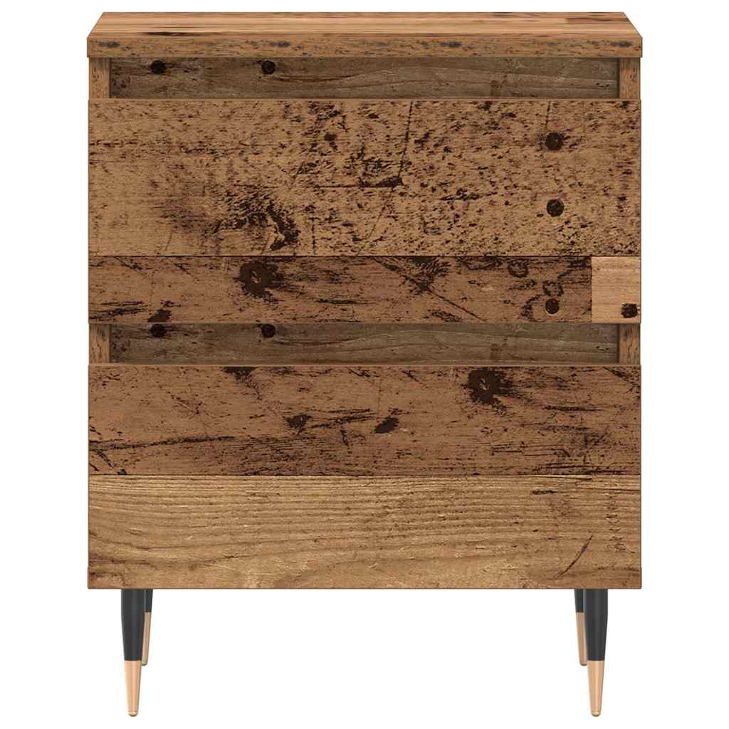 Nachttisch 2 pcs Altholz 40 x 35 x 50 cm Holzwerkstoff