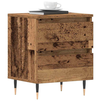 Nachttisch 2 pcs Altholz 40 x 35 x 50 cm Holzwerkstoff