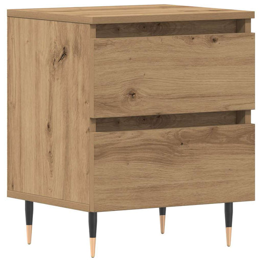Nachttisch Eiche handwerklich 40 x 35 x 50 cm Holzwerkstoff
