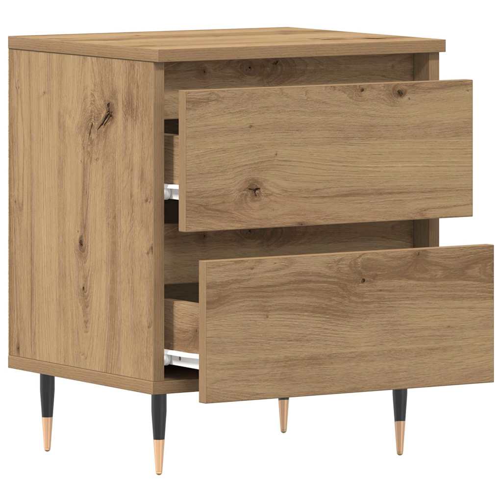 Nachttisch Eiche handwerklich 40 x 35 x 50 cm Holzwerkstoff