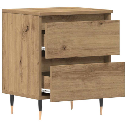 Nachttisch Eiche handwerklich 40 x 35 x 50 cm Holzwerkstoff