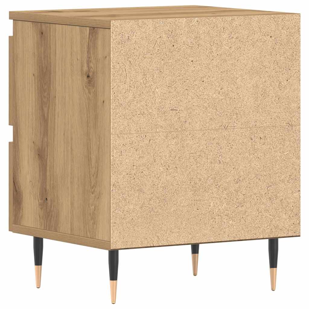 Nachttisch Eiche handwerklich 40 x 35 x 50 cm Holzwerkstoff
