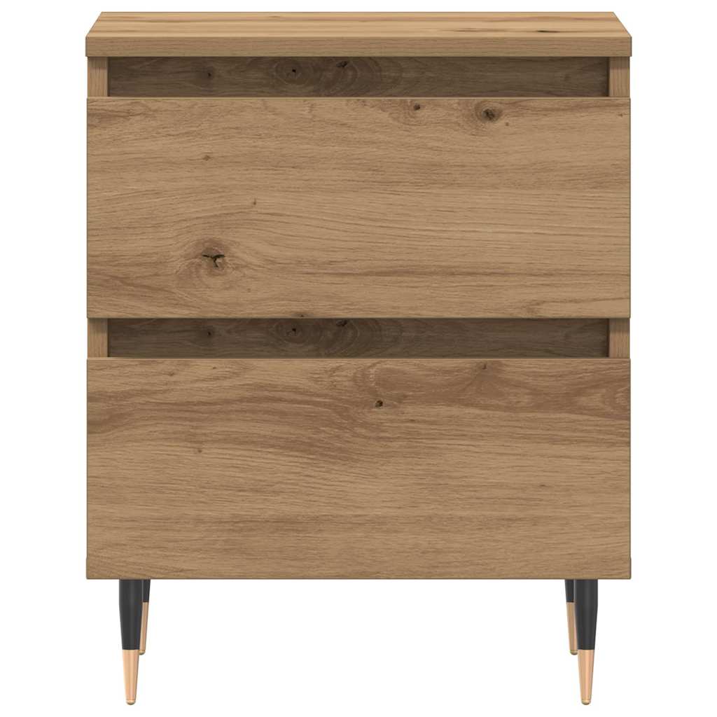 Nachttisch Eiche handwerklich 40 x 35 x 50 cm Holzwerkstoff