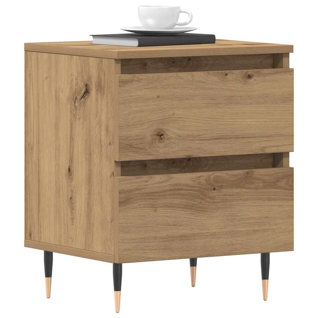 Nachttisch Eiche handwerklich 40 x 35 x 50 cm Holzwerkstoff