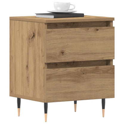 Nachttisch Eiche handwerklich 40 x 35 x 50 cm Holzwerkstoff