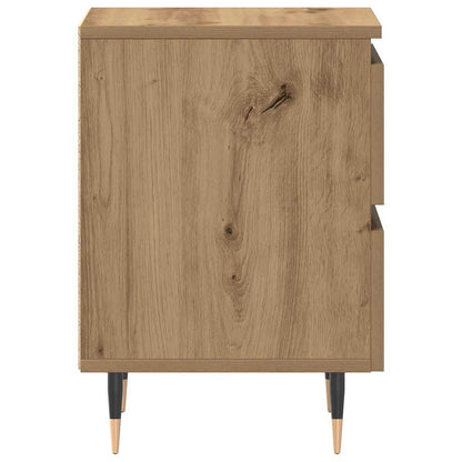 Nachttisch Eiche handwerklich 40 x 35 x 50 cm Holzwerkstoff