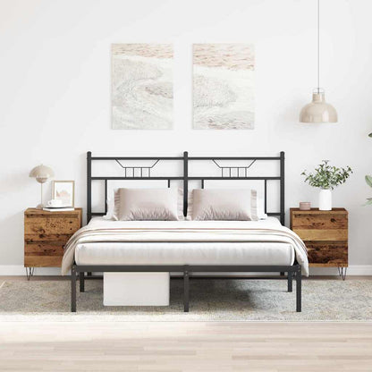 Nachttisch 2 pcs Altholz 40 x 35 x 50 cm Holzwerkstoff