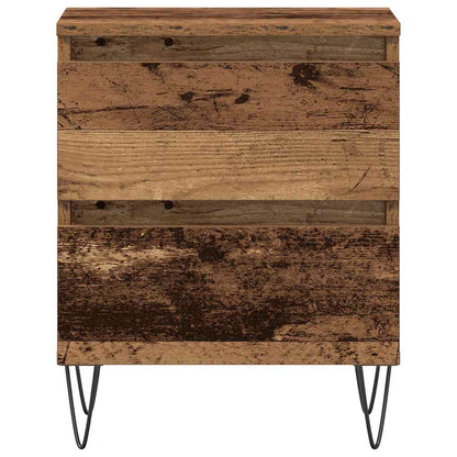 Nachttisch 2 pcs Altholz 40 x 35 x 50 cm Holzwerkstoff