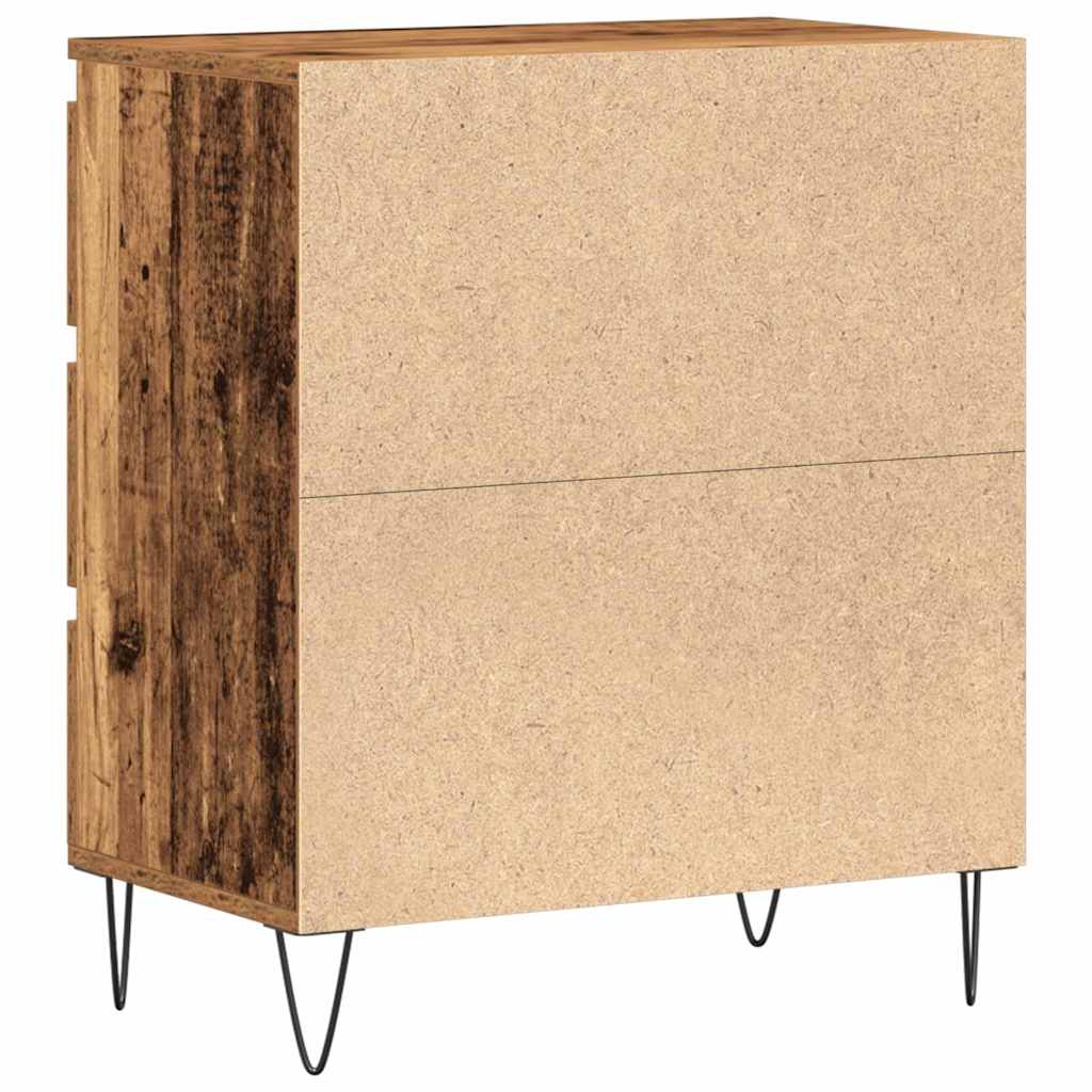 Sideboard mit Schubladen Altholz 60 x 35 x 70 cm Holzwerkstoff
