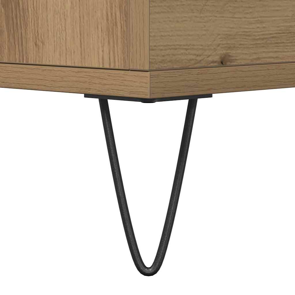 Sideboard Eiche handwerklich 60 x 35 x 70 cm Holzwerkstoff