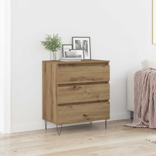 Sideboard Eiche handwerklich 60 x 35 x 70 cm Holzwerkstoff