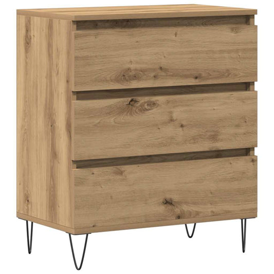 Sideboard Eiche handwerklich 60 x 35 x 70 cm Holzwerkstoff