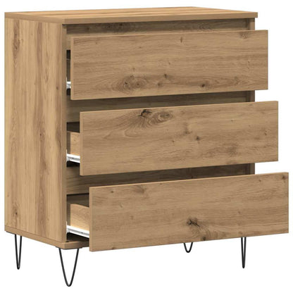 Sideboard Eiche handwerklich 60 x 35 x 70 cm Holzwerkstoff