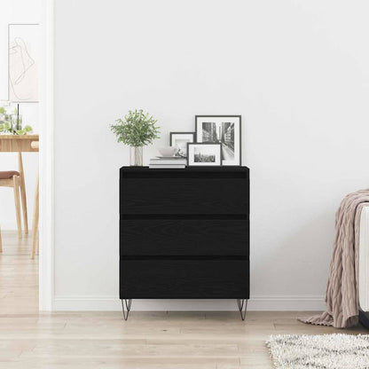 Sideboard Schwarze Eiche 60 x 35 x 70 cm Holzwerkstoff