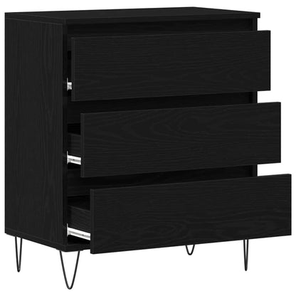 Sideboard Schwarze Eiche 60 x 35 x 70 cm Holzwerkstoff