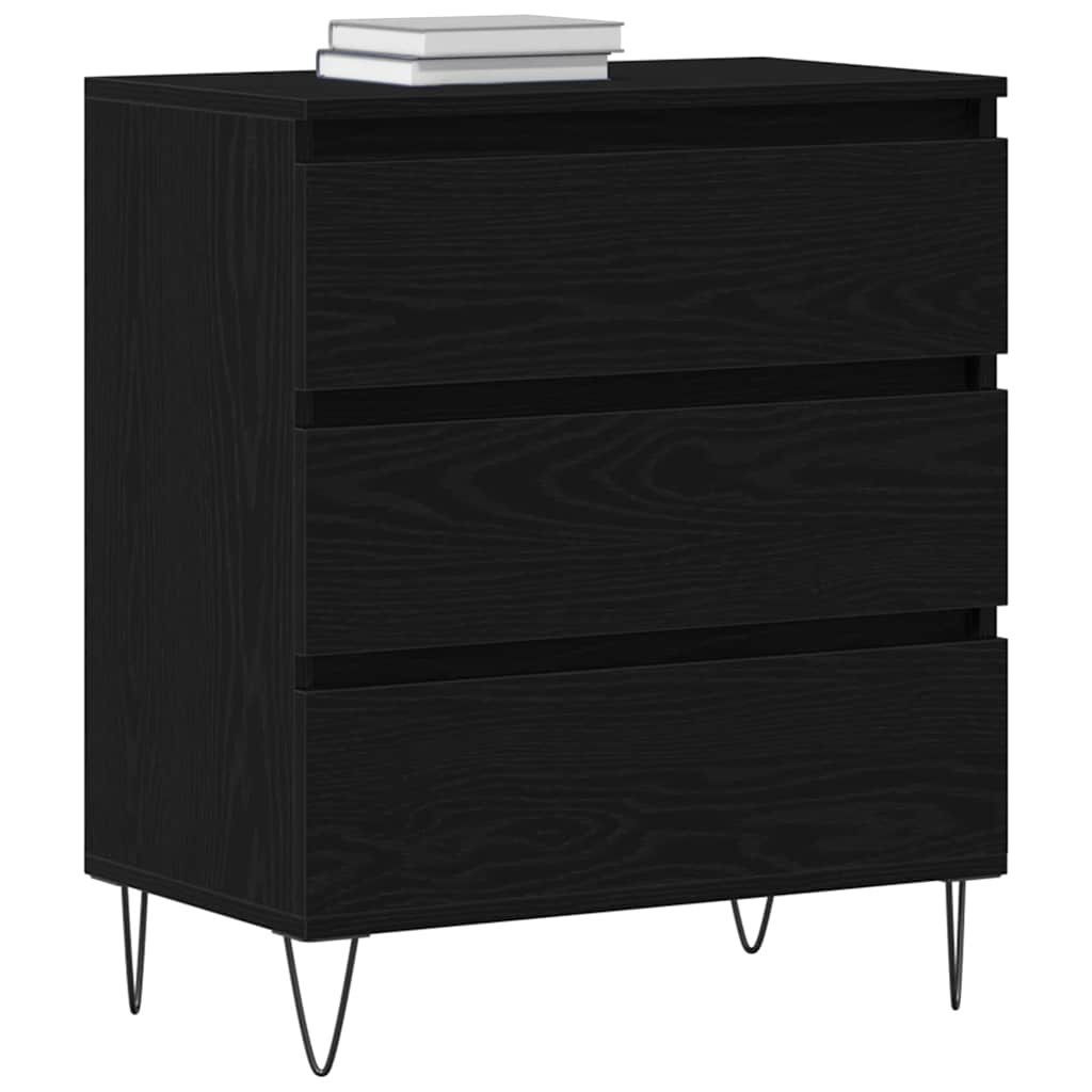 Sideboard Schwarze Eiche 60 x 35 x 70 cm Holzwerkstoff