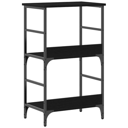 Regal Schwarze Eiche 50 x 33 x 82 cm Holzwerkstoff