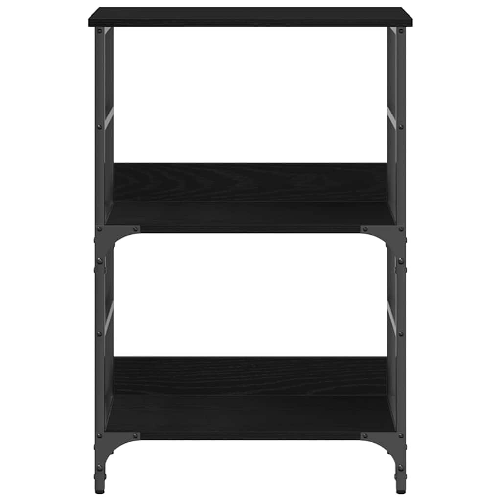 Regal Schwarze Eiche 50 x 33 x 82 cm Holzwerkstoff