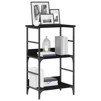 Regal Schwarze Eiche 50 x 33 x 82 cm Holzwerkstoff