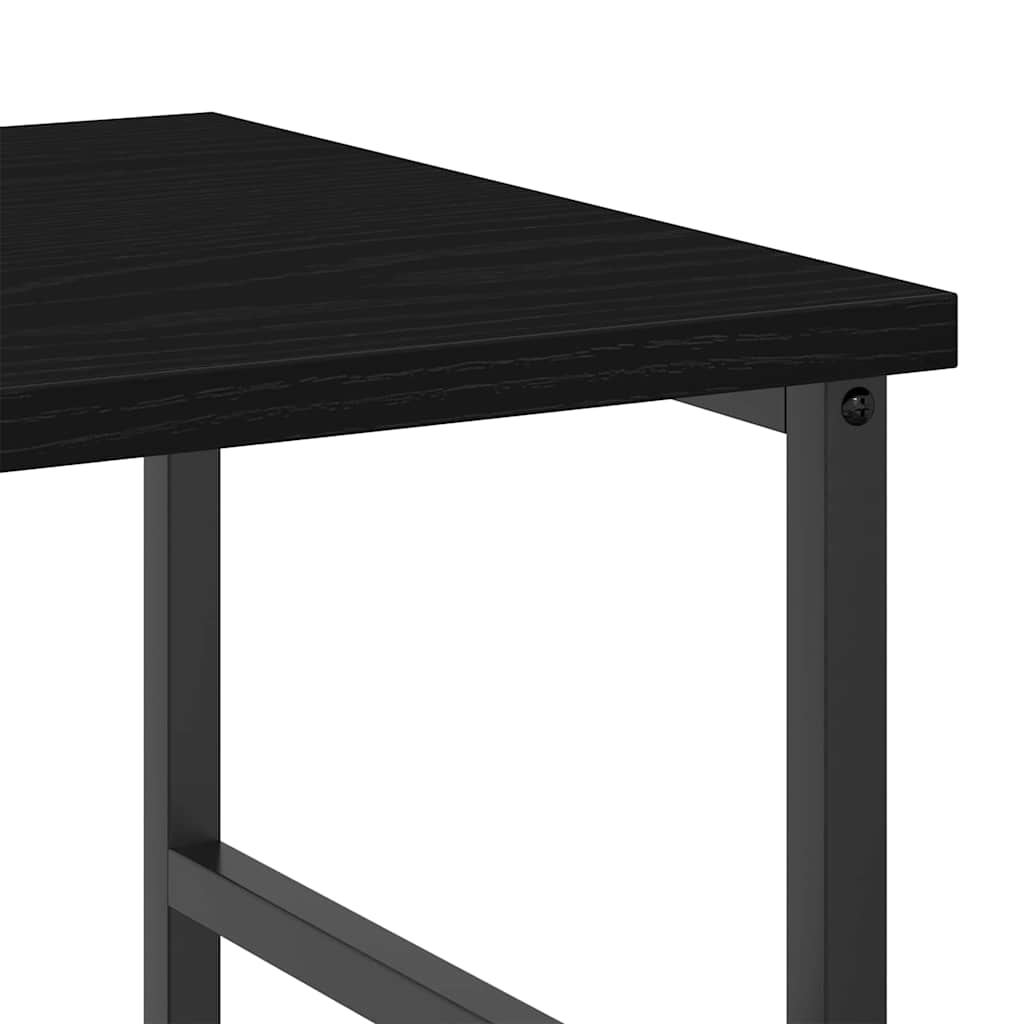 Regal Schwarze Eiche 50 x 33 x 117.5 cm Holzwerkstoff