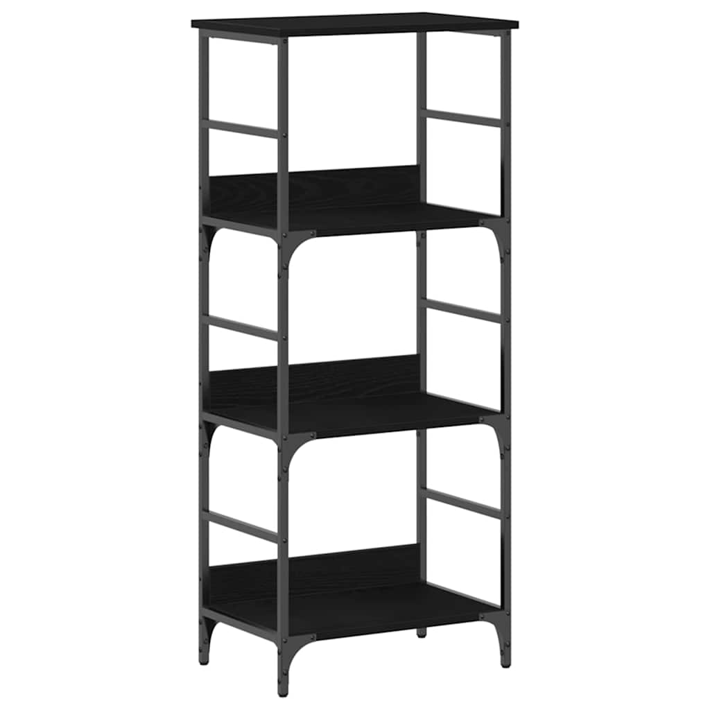 Regal Schwarze Eiche 50 x 33 x 117.5 cm Holzwerkstoff