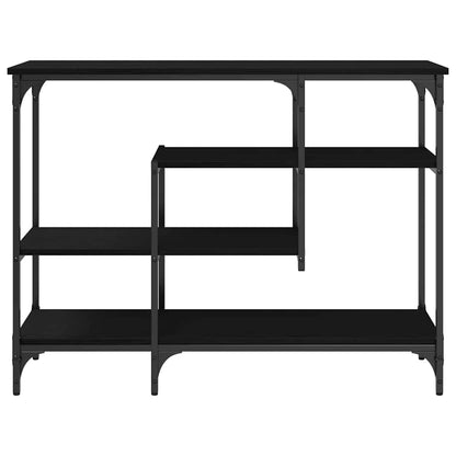 Konsolentisch mit Regal Schwarze Eiche 100 x 35 x 75 cm