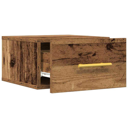 Nachttisch 2 pcs Altholz 35 x 35 x 20 cm Holzwerkstoff