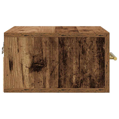 Nachttisch 2 pcs Altholz 35 x 35 x 20 cm Holzwerkstoff