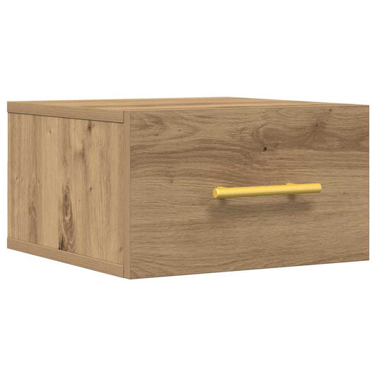 Nachttisch Eiche handwerklich 35 x 35 x 20 cm Holzwerkstoff