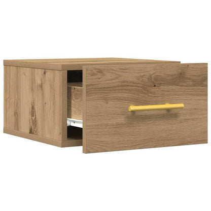 Nachttisch Eiche handwerklich 35 x 35 x 20 cm Holzwerkstoff