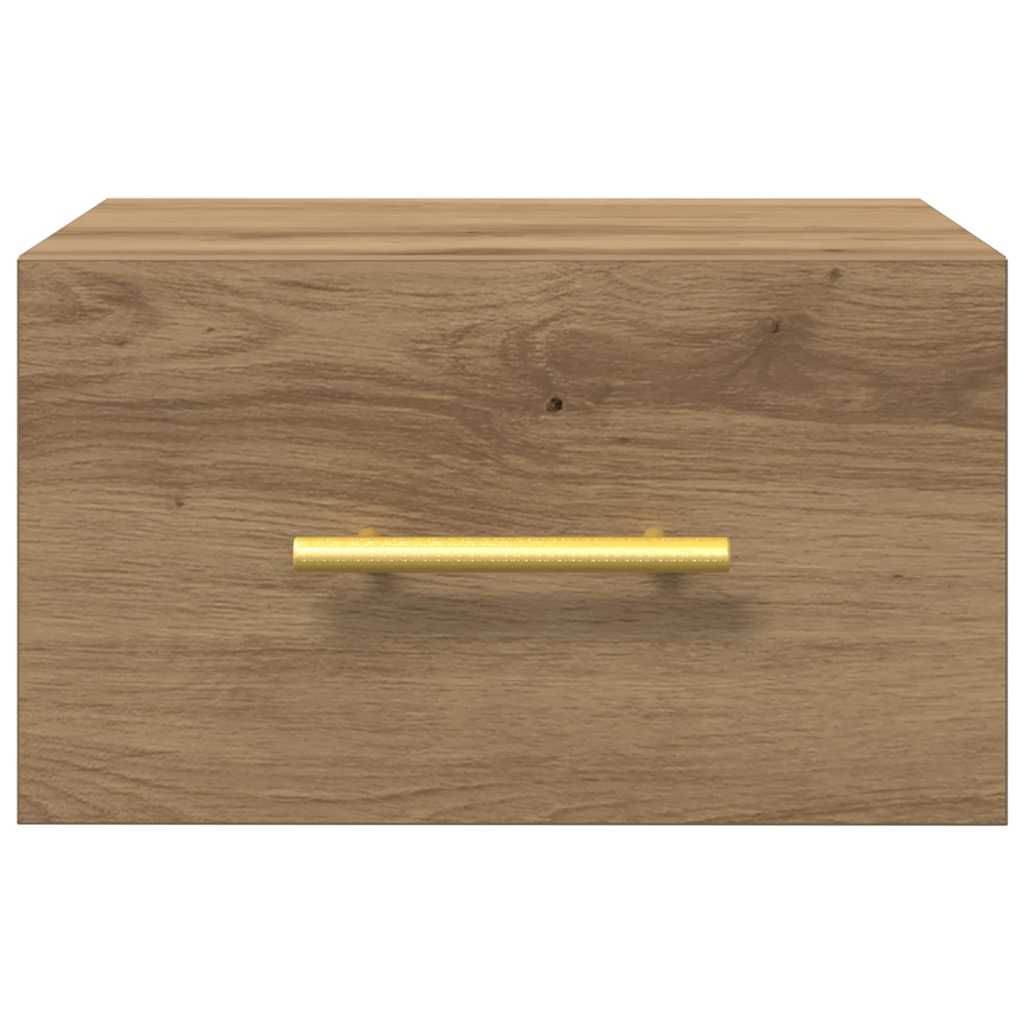Nachttisch Eiche handwerklich 35 x 35 x 20 cm Holzwerkstoff
