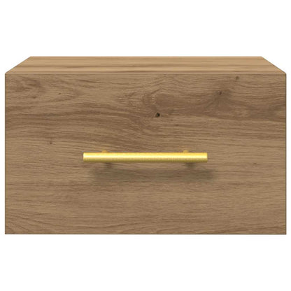Nachttisch Eiche handwerklich 35 x 35 x 20 cm Holzwerkstoff