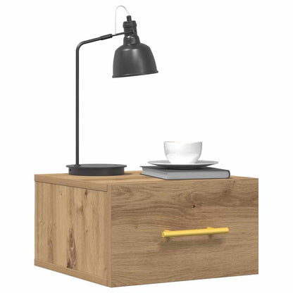 Nachttisch Eiche handwerklich 35 x 35 x 20 cm Holzwerkstoff
