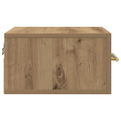 Nachttisch Eiche handwerklich 35 x 35 x 20 cm Holzwerkstoff