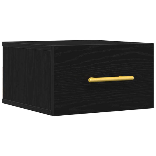 Nachttisch Schwarze Eiche 35 x 35 x 20 cm Holzwerkstoff