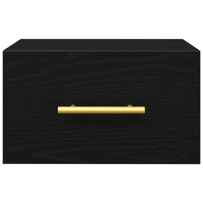 Nachttisch 2 pcs Schwarze Eiche 35 x 35 x 20 cm Holzwerkstoff