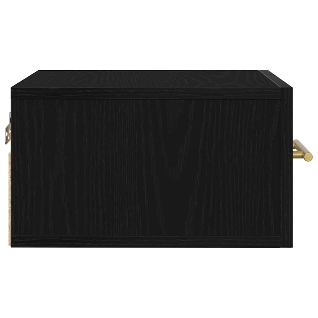 Nachttisch 2 pcs Schwarze Eiche 35 x 35 x 20 cm Holzwerkstoff