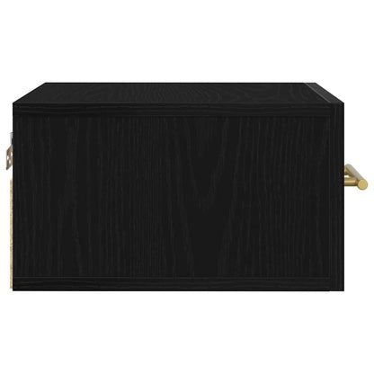 Nachttisch 2 pcs Schwarze Eiche 35 x 35 x 20 cm Holzwerkstoff