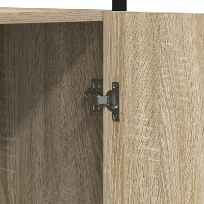 Badezimmerschrank Beige 33 x 33 x 185,5 cm Holzwerkstoff