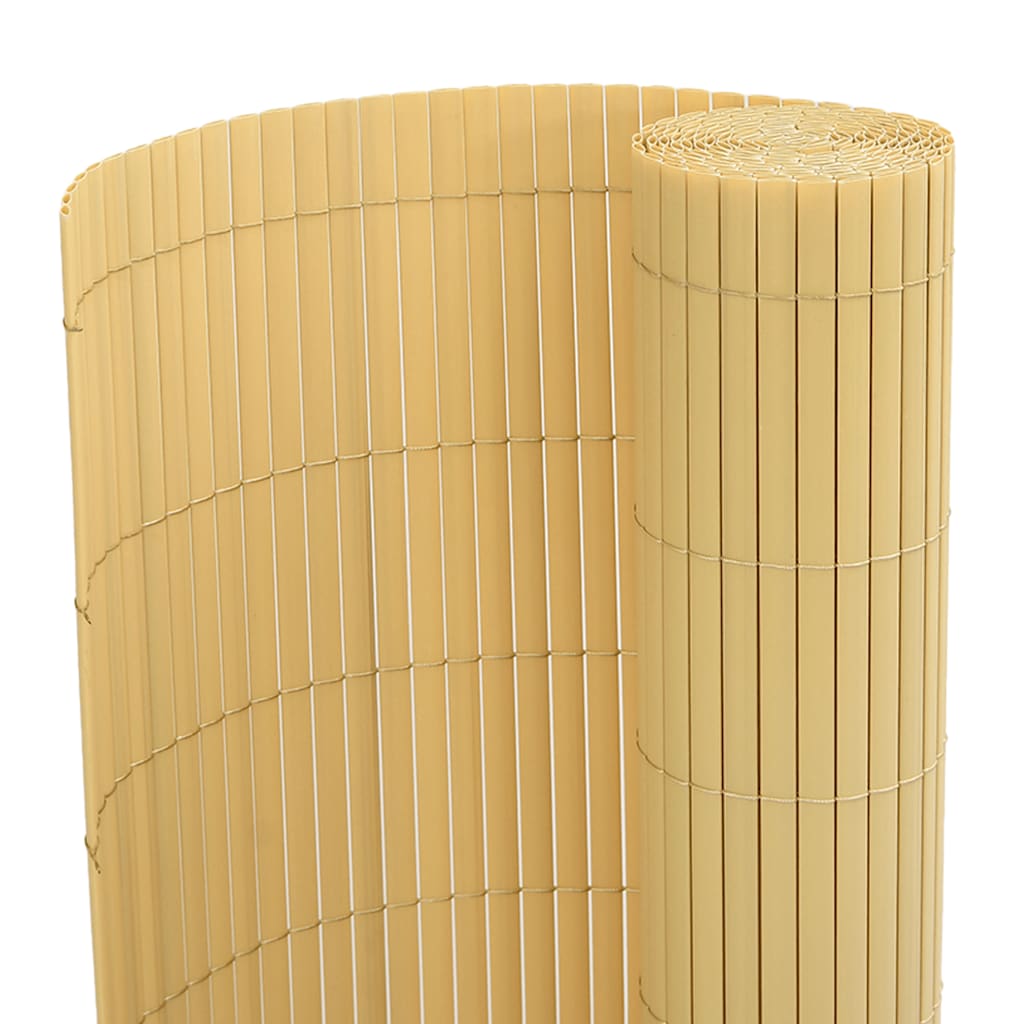 Gartenzaun Doppelseitig Gelb 1,8x5 m PVC