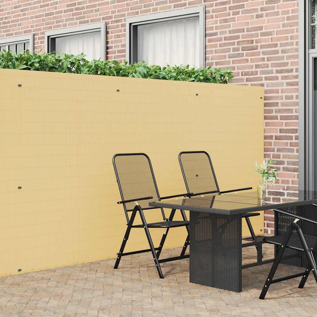 Gartenzaun Doppelseitig Gelb 1,8x5 m PVC