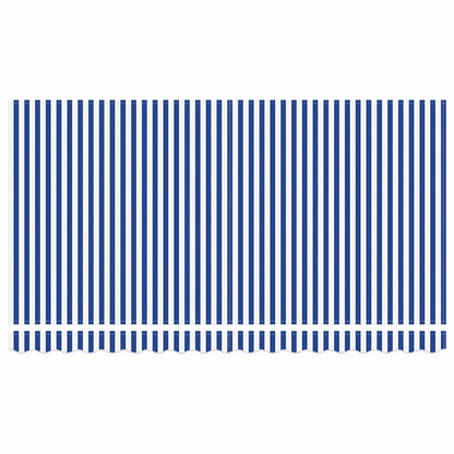 Einziehbare Markise Blau, Weiß 350 x 200 cm