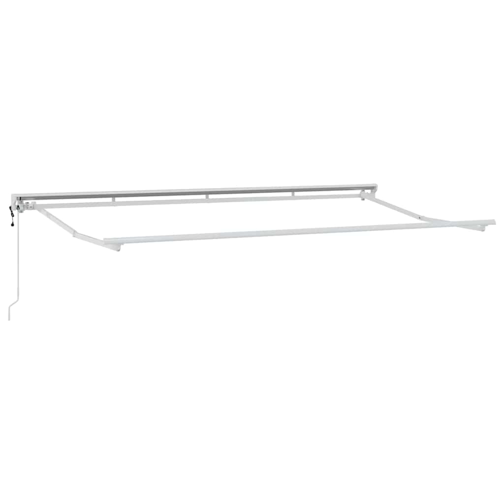 Einziehbare Markise Bunt gestreift 350x200 cm Stoff
