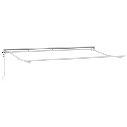 Einziehbare Markise Bunt gestreift 350x200 cm Stoff