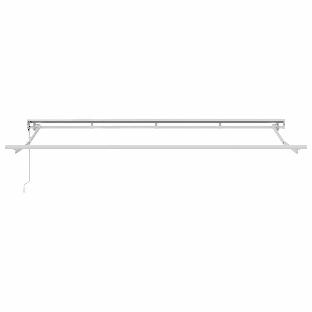 Einziehbare Markise Bunt gestreift 350x200 cm Stoff