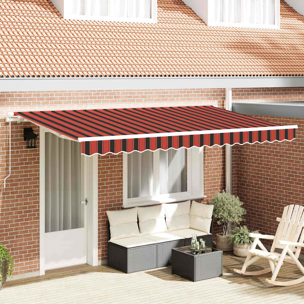 Einziehbare Markise Mehrfarbig 350 x 200 cm